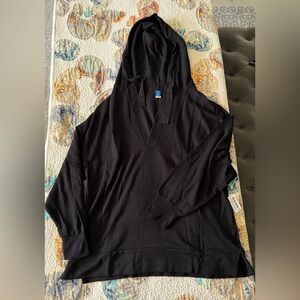 Woman’s Lived-In Brushed Terry Pullover Hoodie Size M